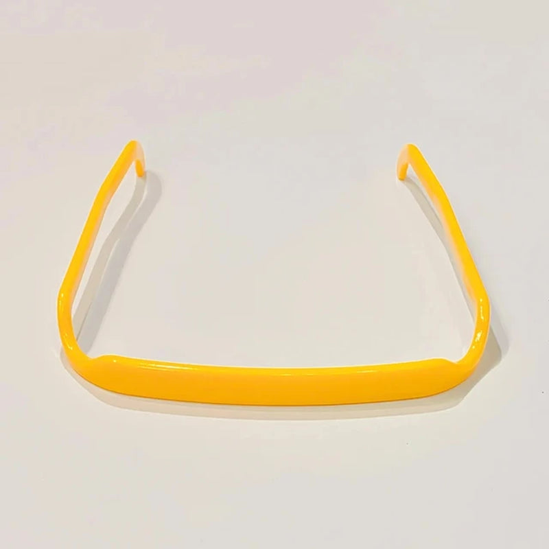 Sunglasses Frame Shape Plastic Hairband for Women Lightweight Elegant Solid Headband Classic Hair Decorate Hair Hoop